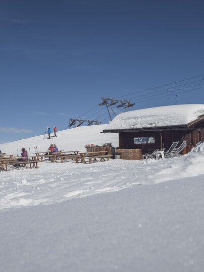 Blick auf die Nülli Schneebar am RInerhorn. | © Davos Klosters Mountains